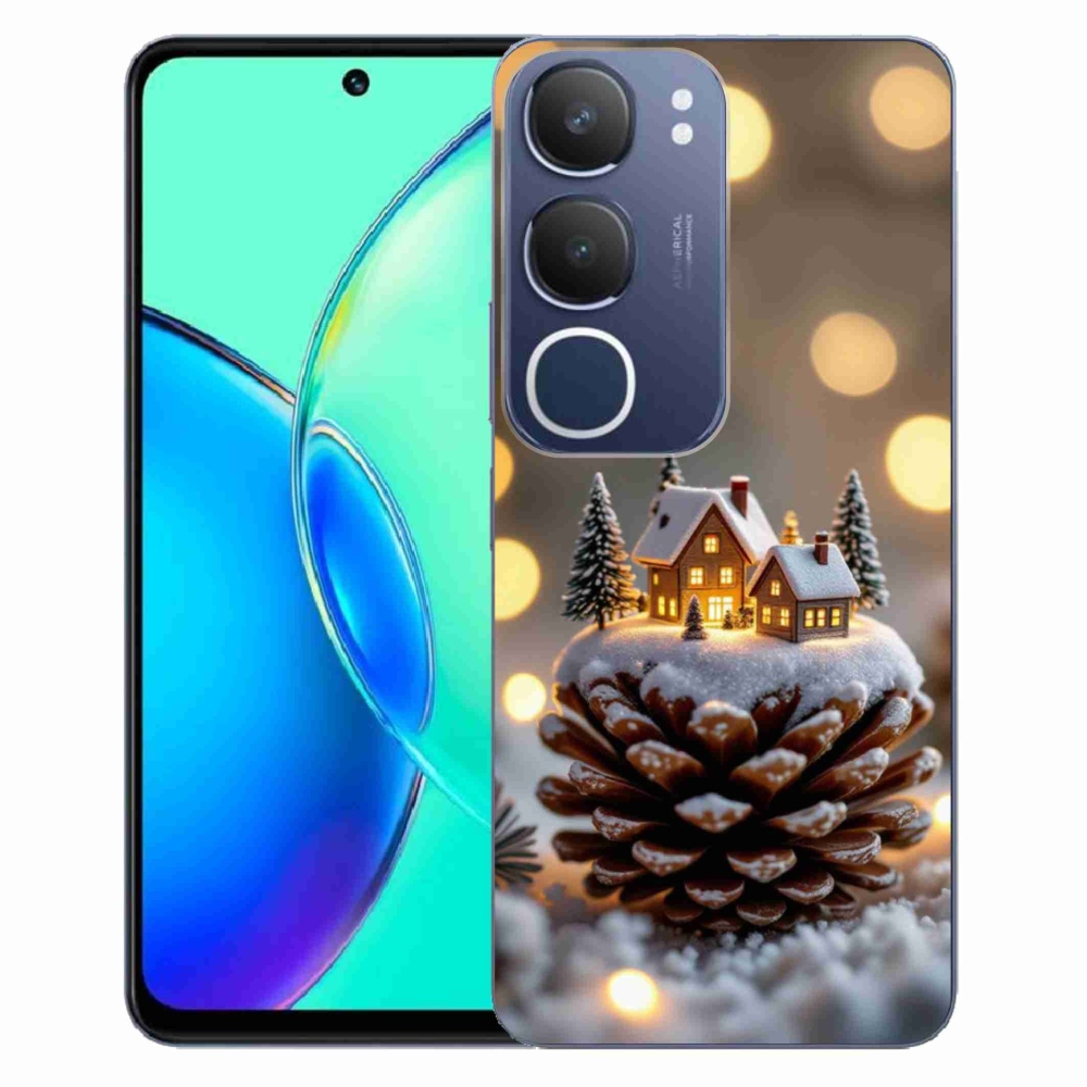 Gélový kryt mmCase na Vivo Y19S - zimná dedinka