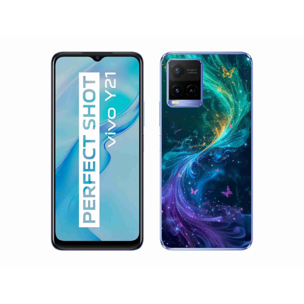 Gélový kryt mmCase na Vivo Y21/Y21s/Y33s - abstraktný motív 31
