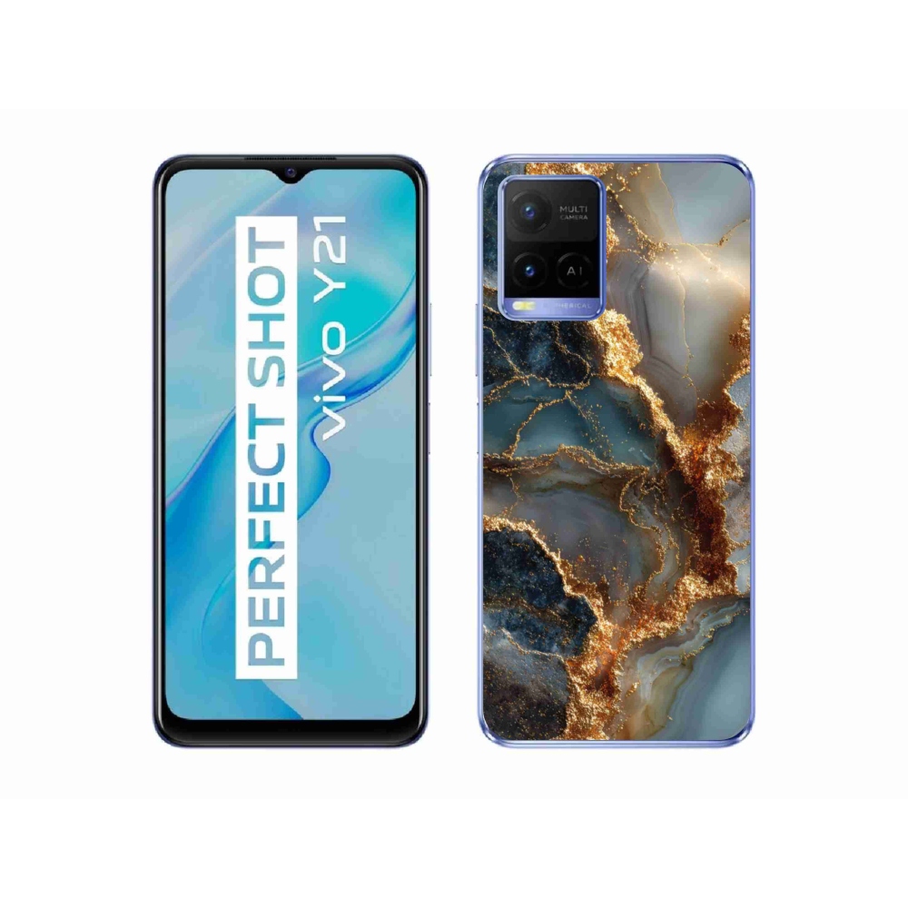 Gélový kryt mmCase na Vivo Y21/Y21s/Y33s - abstraktný motív 33