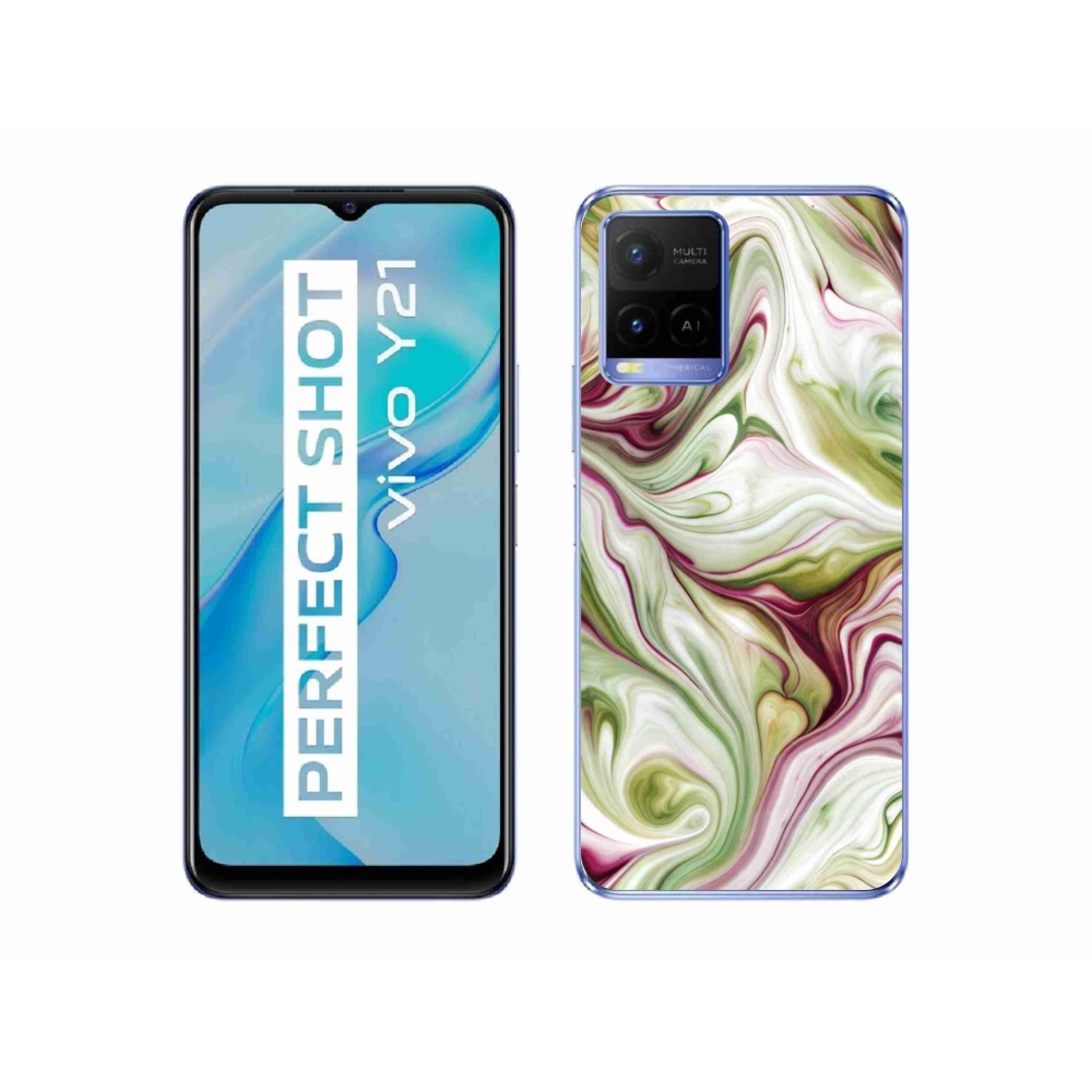 Gélový kryt mmCase na Vivo Y21/Y21s/Y33s - abstraktný motív 36