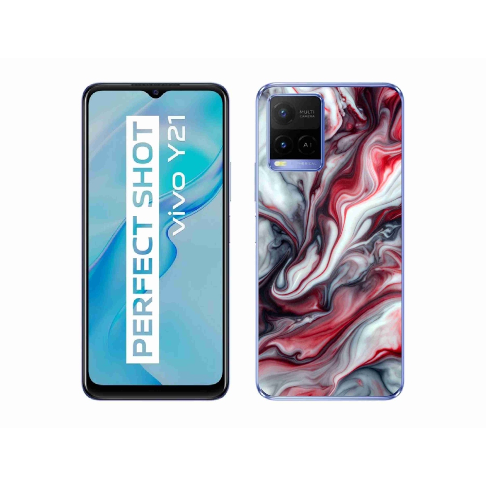 Gélový kryt mmCase na Vivo Y21/Y21s/Y33s - abstraktný motív 37