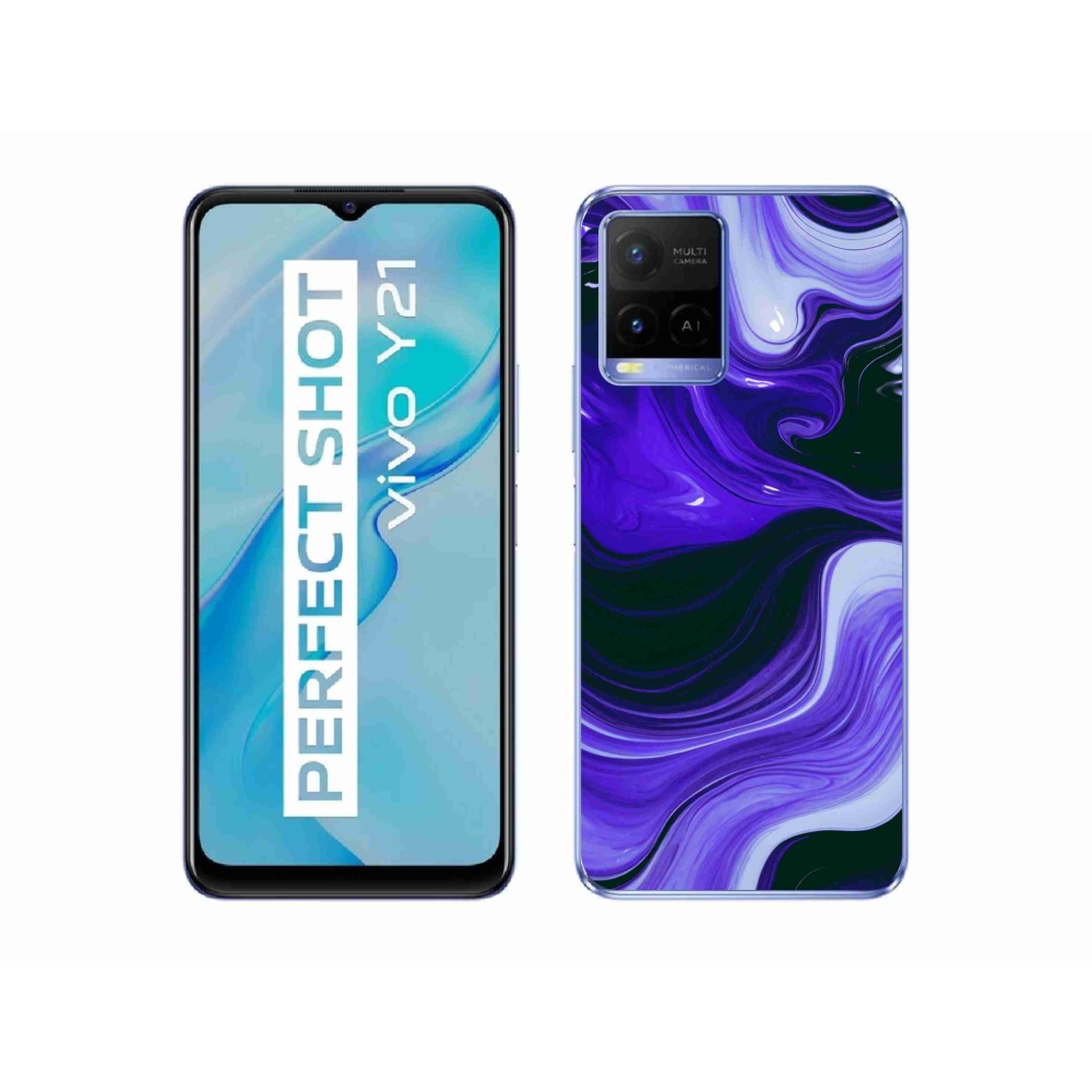 Gélový kryt mmCase na Vivo Y21/Y21s/Y33s - abstraktný motív 46