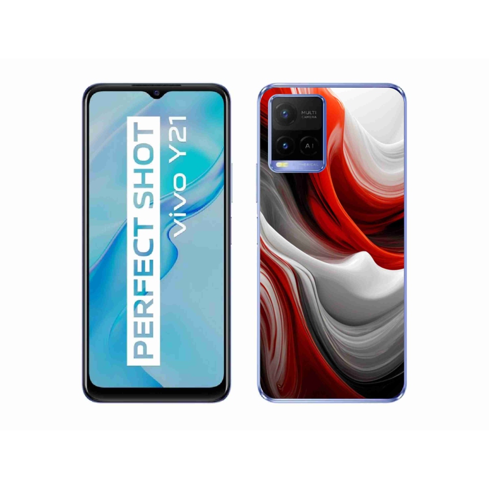 Gélový kryt mmCase na Vivo Y21/Y21s/Y33s - abstraktný motív 47