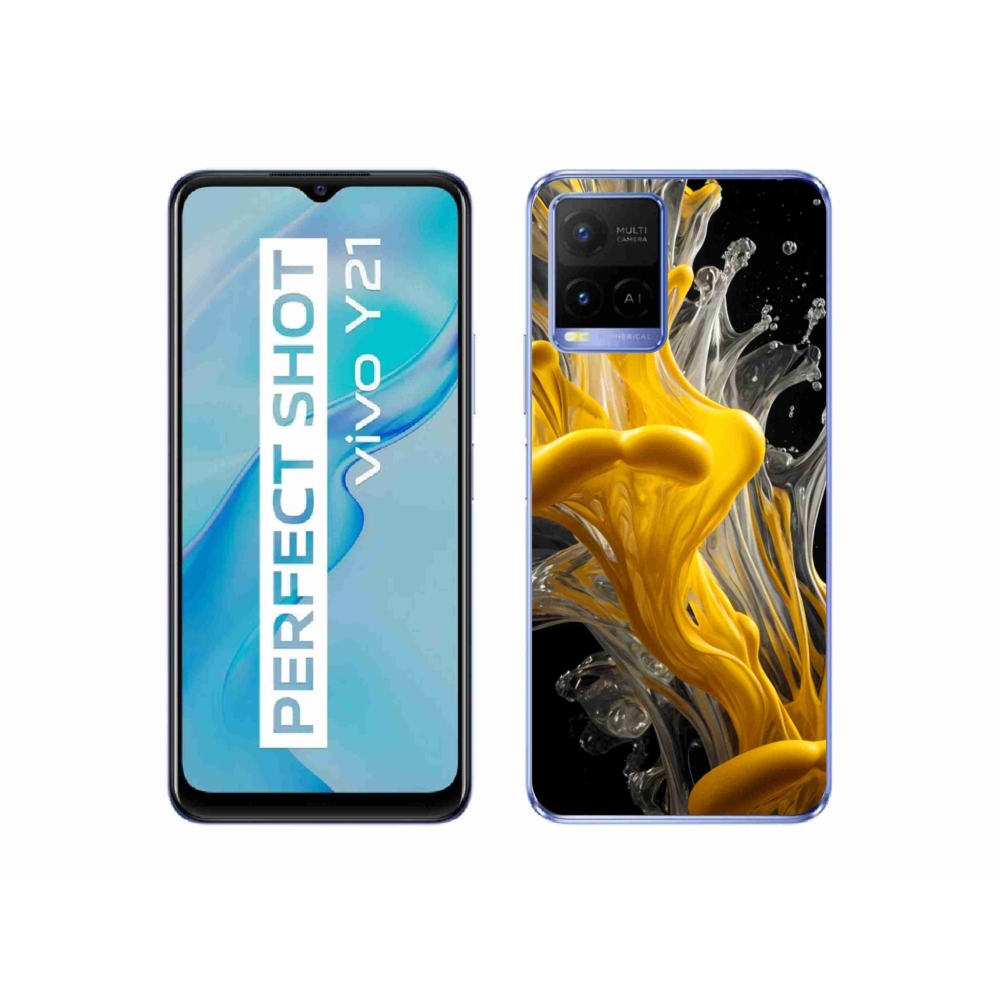 Gélový kryt mmCase na Vivo Y21/Y21s/Y33s - abstraktný motív 48
