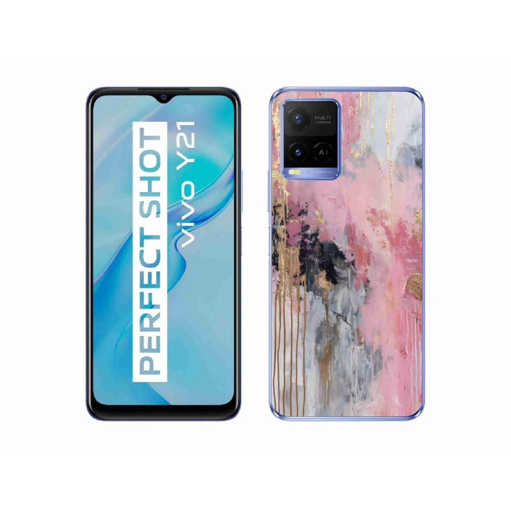 Gélový kryt mmCase na Vivo Y21/Y21s/Y33s - abstraktný motív 49