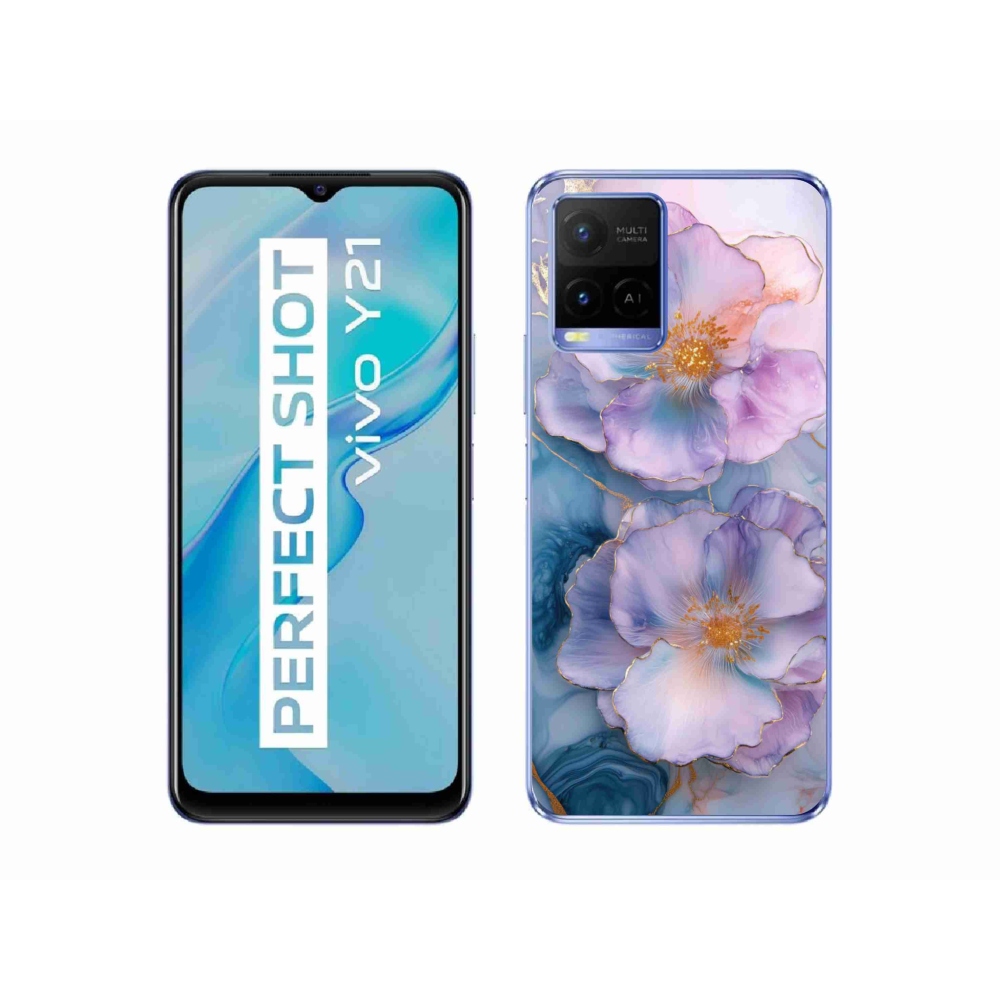 Gélový kryt mmCase na Vivo Y21/Y21s/Y33s - abstraktný motív 51
