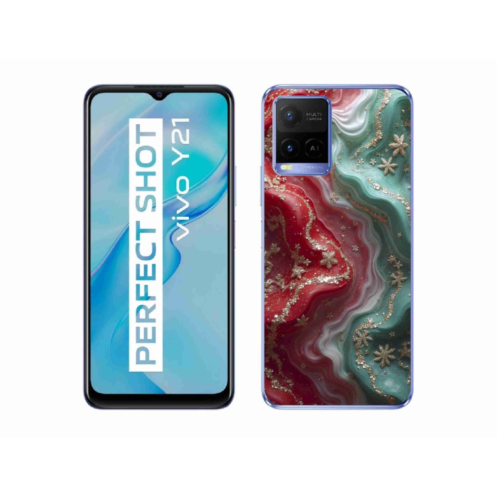 Gélový kryt mmCase na Vivo Y21/Y21s/Y33s - abstraktný motív 54