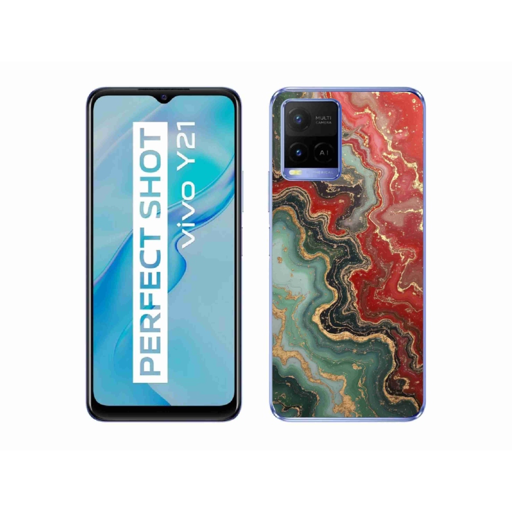 Gélový kryt mmCase na Vivo Y21/Y21s/Y33s - abstraktný motív 55
