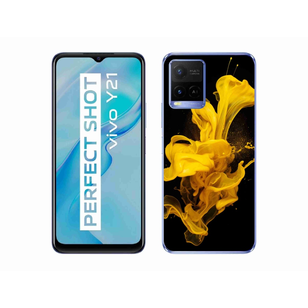 Gélový kryt mmCase na Vivo Y21/Y21s/Y33s - abstraktný motív 56