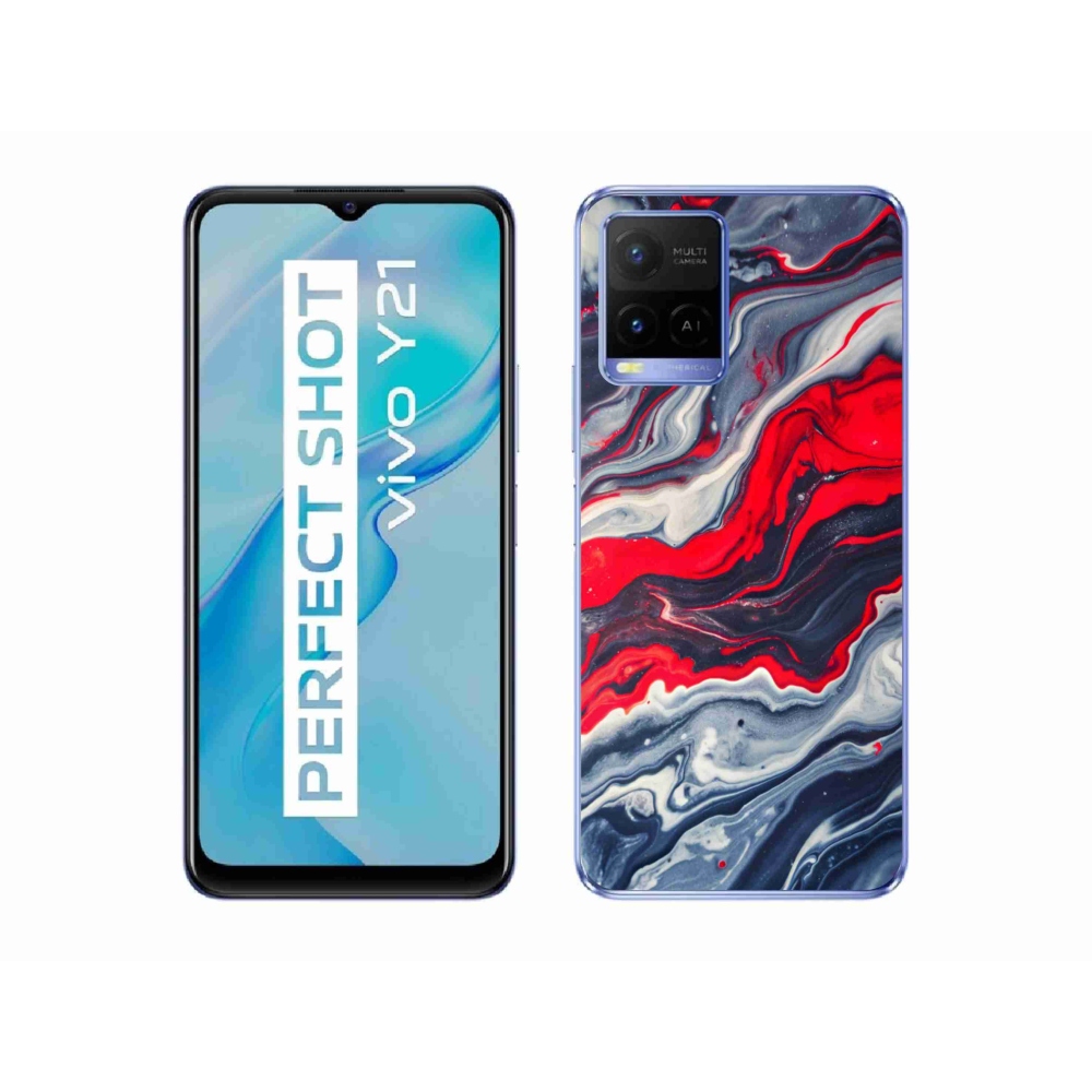 Gélový kryt mmCase na Vivo Y21/Y21s/Y33s - abstraktný motív 59