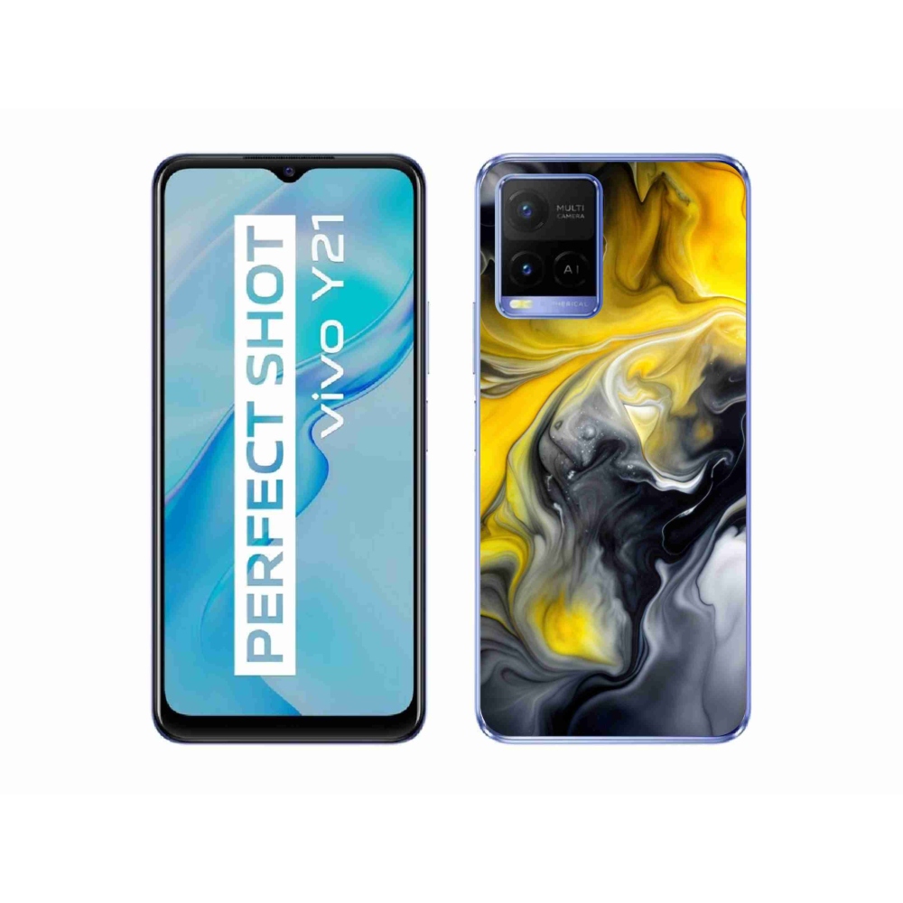 Gélový kryt mmCase na Vivo Y21/Y21s/Y33s - abstraktný motív 60