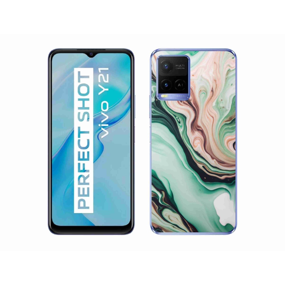 Gélový kryt mmCase na Vivo Y21/Y21s/Y33s - abstraktný motív 62