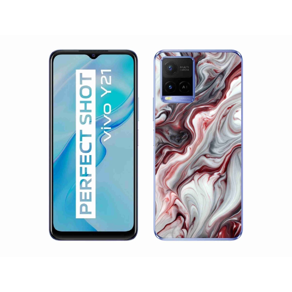 Gélový kryt mmCase na Vivo Y21/Y21s/Y33s - abstraktný motív 64