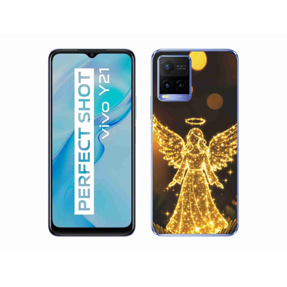 Gélový kryt mmCase na Vivo Y21/Y21s/Y33s - anjel