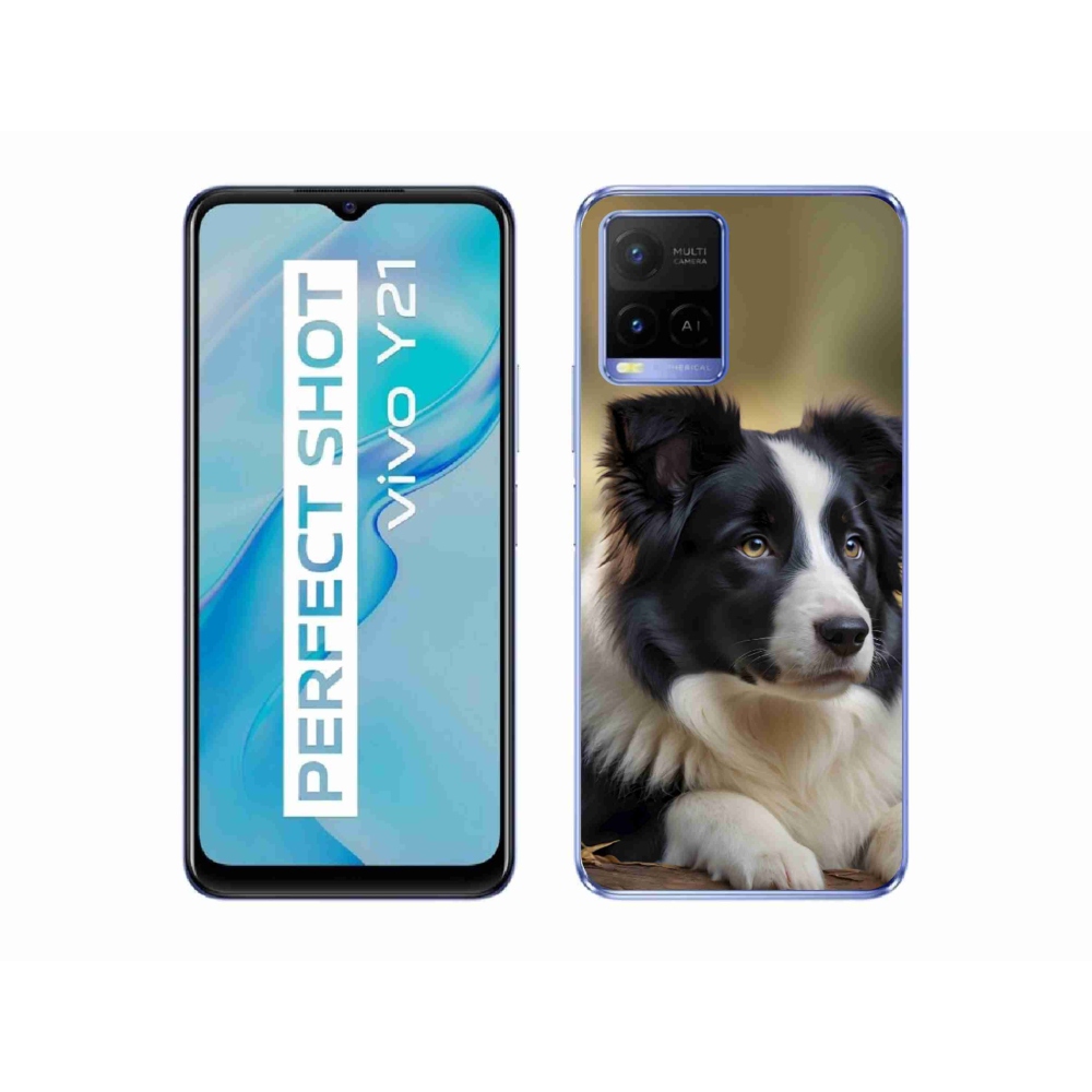 Gélový kryt mmCase na Vivo Y21/Y21s/Y33s - border kólia 2