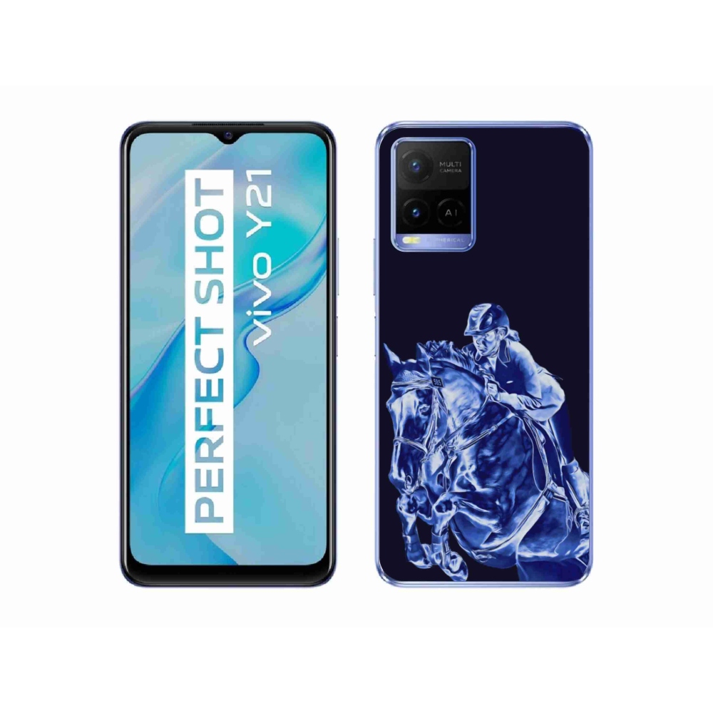 Gélový kryt mmCase na Vivo Y21/Y21s/Y33s - dostihový kôň