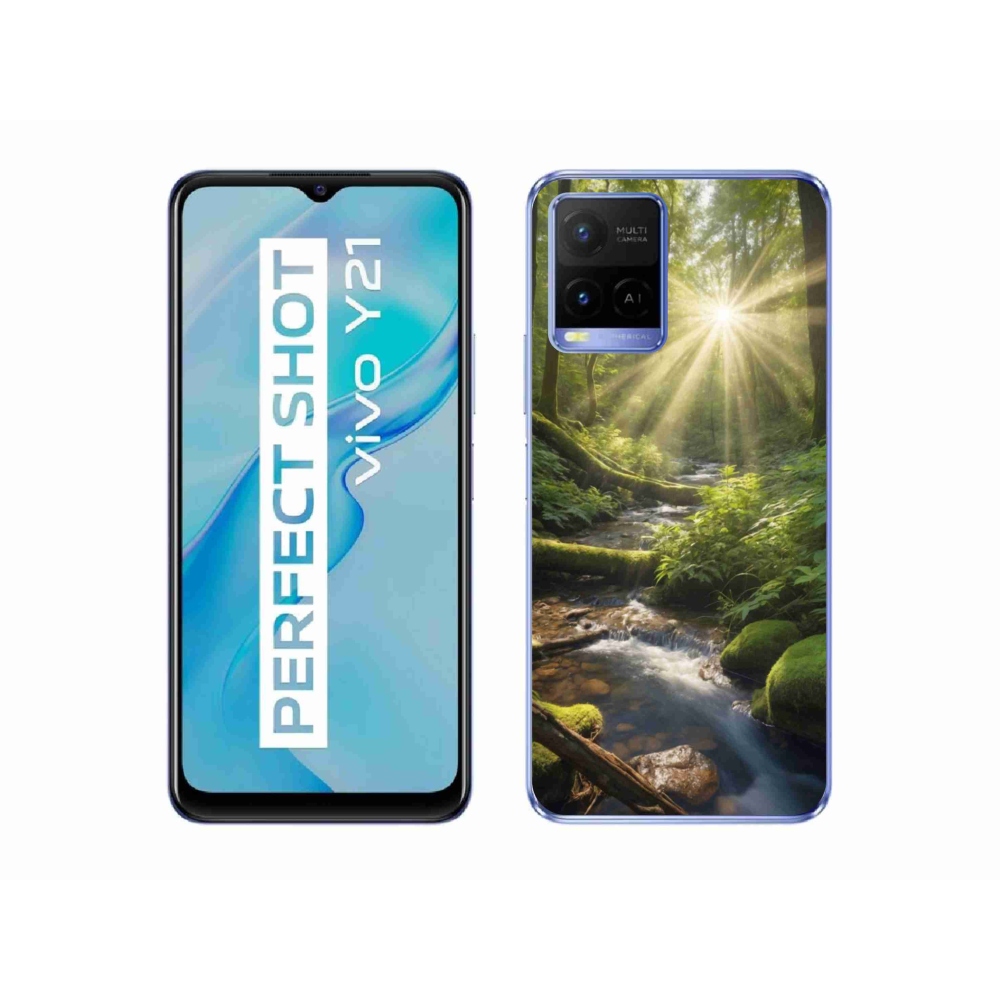 Gélový kryt mmCase na Vivo Y21/Y21s/Y33s - hlbina lesa