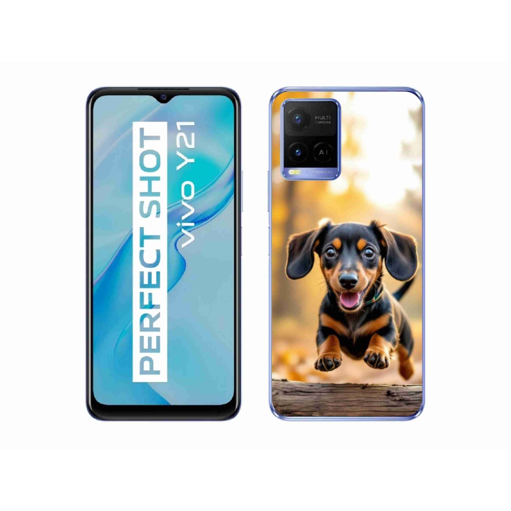 Gélový kryt mmCase na Vivo Y21/Y21s/Y33s - jazvečík 2