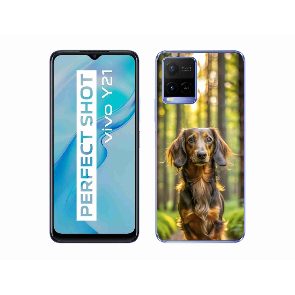 Gélový kryt mmCase na Vivo Y21/Y21s/Y33s - jazvečík 4