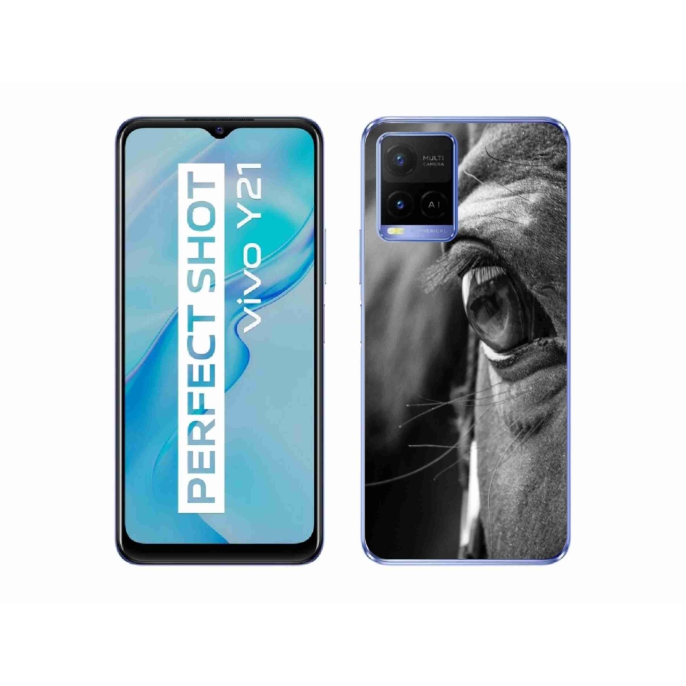 Gélový kryt mmCase na Vivo Y21/Y21s/Y33s - konský pohľad