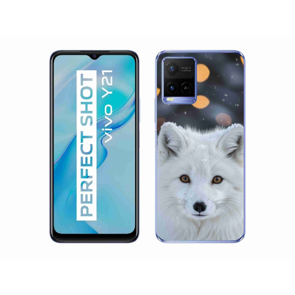 Gélový kryt mmCase na Vivo Y21/Y21s/Y33s - líška polárna