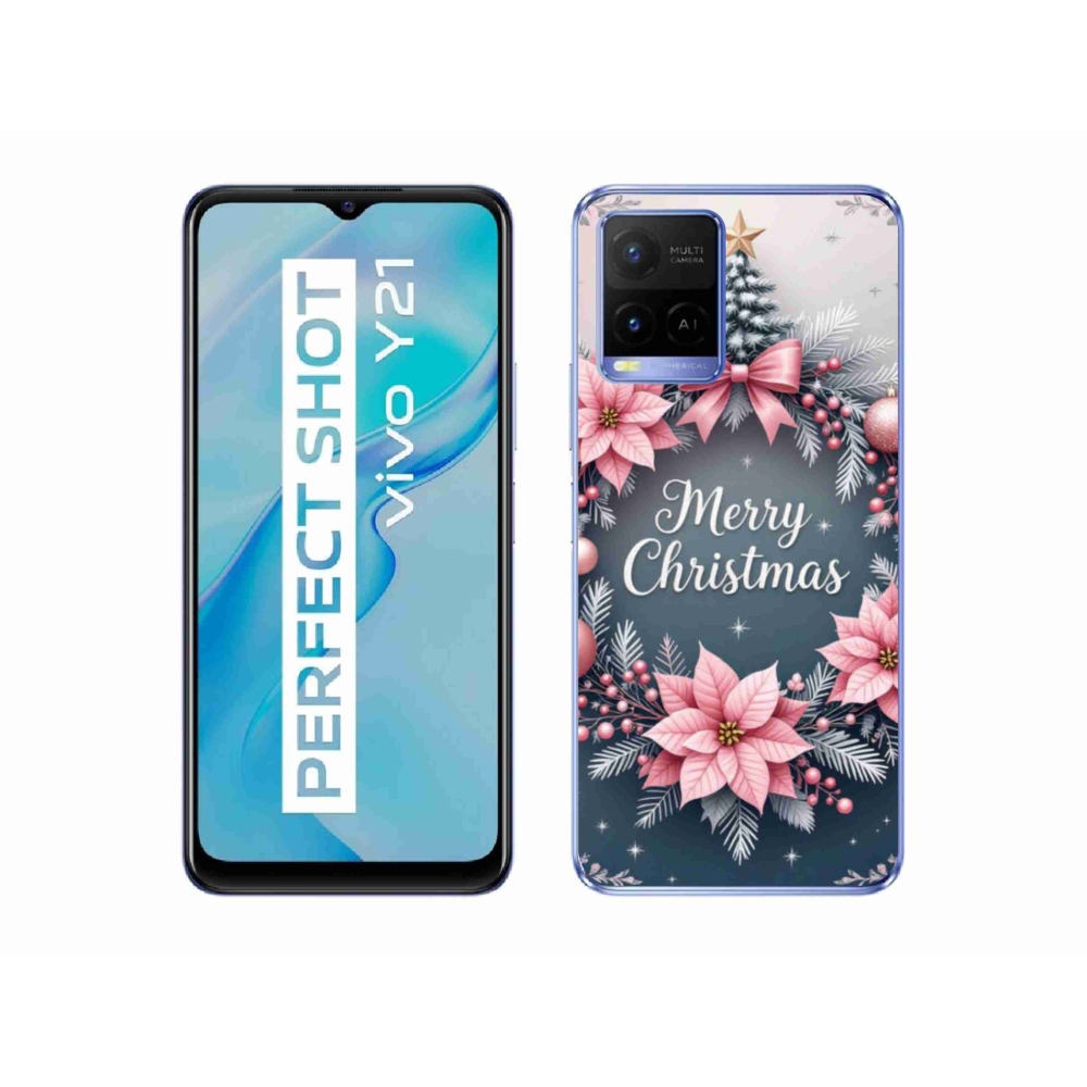 Gélový kryt mmCase na Vivo Y21/Y21s/Y33s - merry christmas
