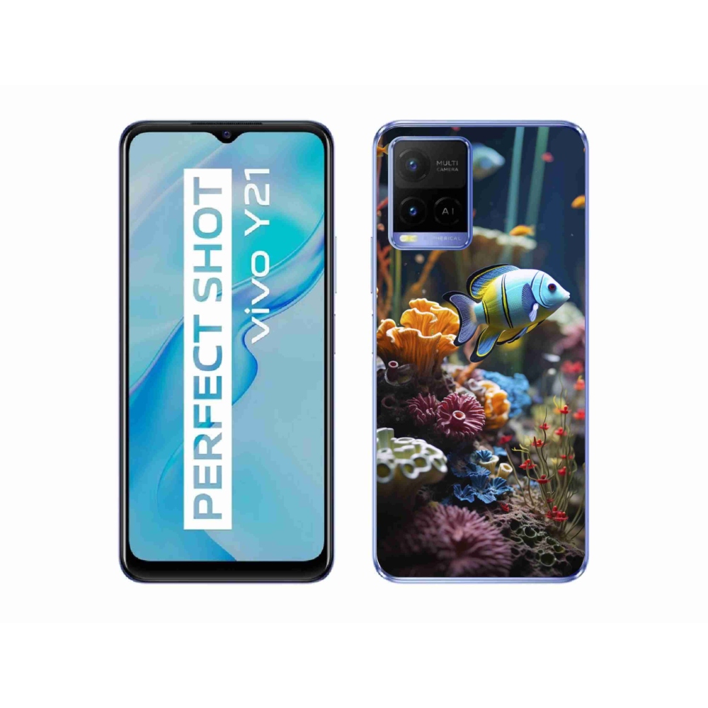 Gélový kryt mmCase na Vivo Y21/Y21s/Y33s - morský svet 5