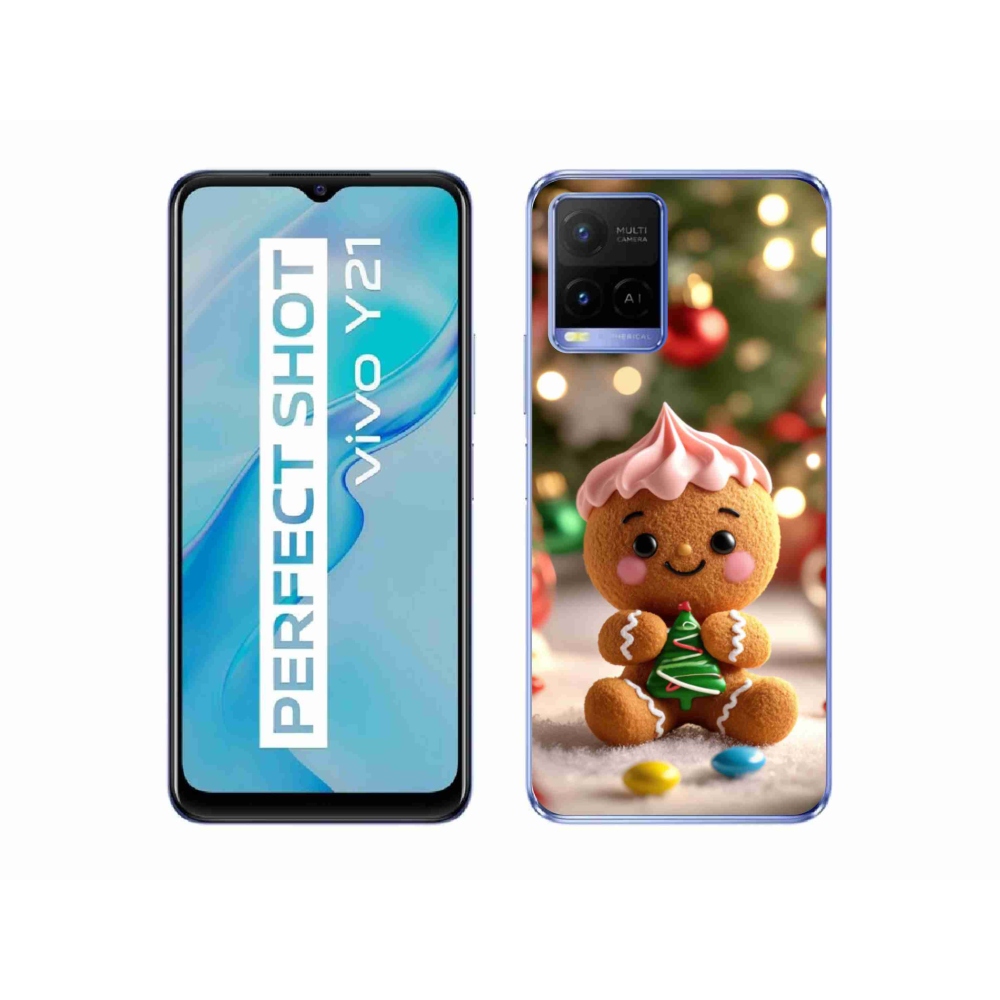 Gélový kryt mmCase na Vivo Y21/Y21s/Y33s - perníček