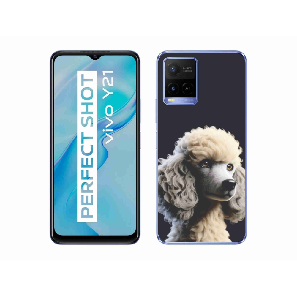 Gélový kryt mmCase na Vivo Y21/Y21s/Y33s - pudel
