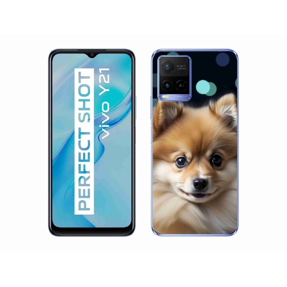 Gélový kryt mmCase na Vivo Y21/Y21s/Y33s - roztomilý pomeranian