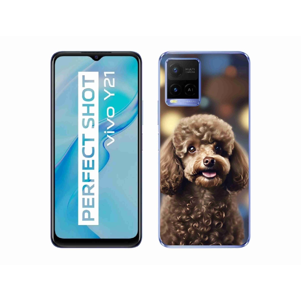 Gélový kryt mmCase na Vivo Y21/Y21s/Y33s - roztomilý pudel