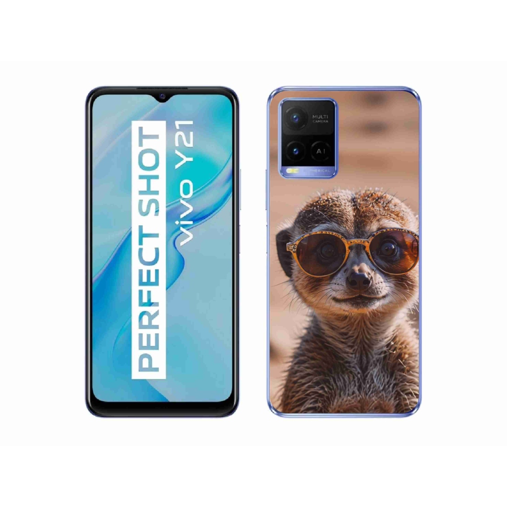 Gélový kryt mmCase na Vivo Y21/Y21s/Y33s - štýlová surikata