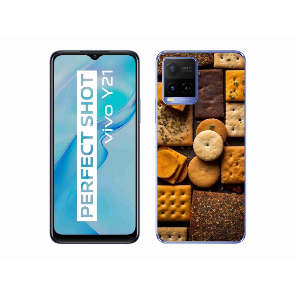 Gélový kryt mmCase na Vivo Y21/Y21s/Y33s - sušienky