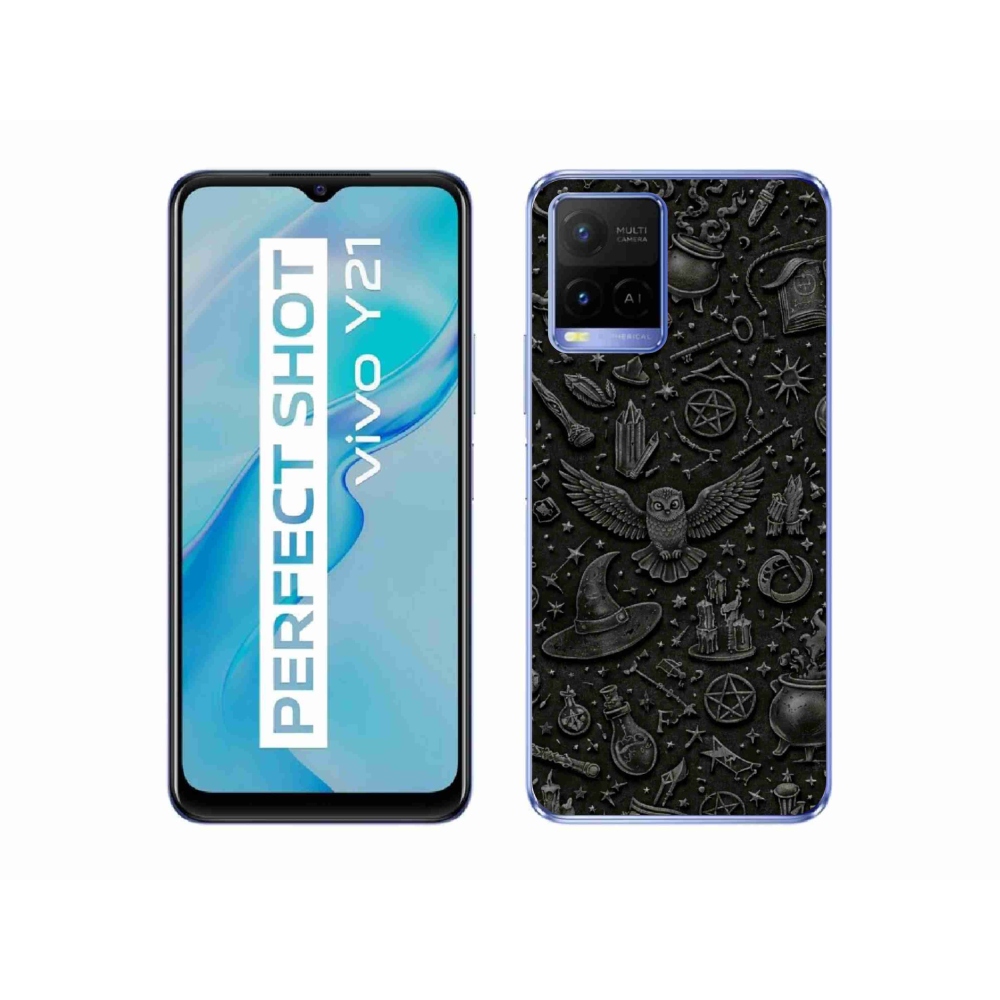 Gélový kryt mmCase na Vivo Y21/Y21s/Y33s - tmavý magický svet