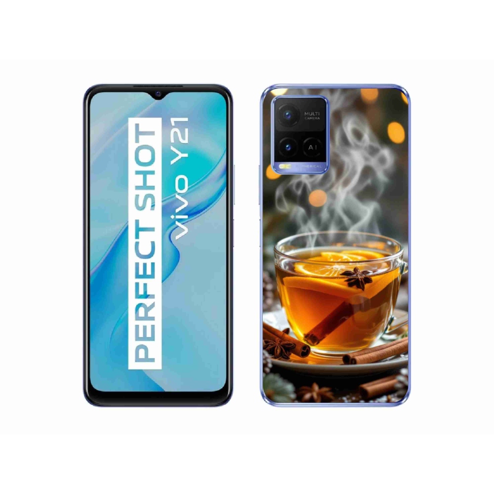 Gélový kryt mmCase na Vivo Y21/Y21s/Y33s - vianočný punč