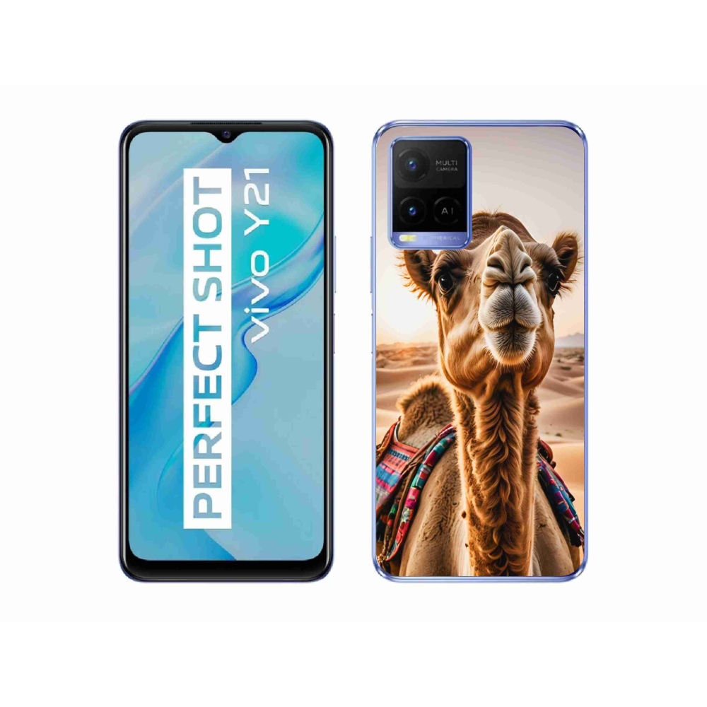 Gélový kryt mmCase na Vivo Y21/Y21s/Y33s - ťava