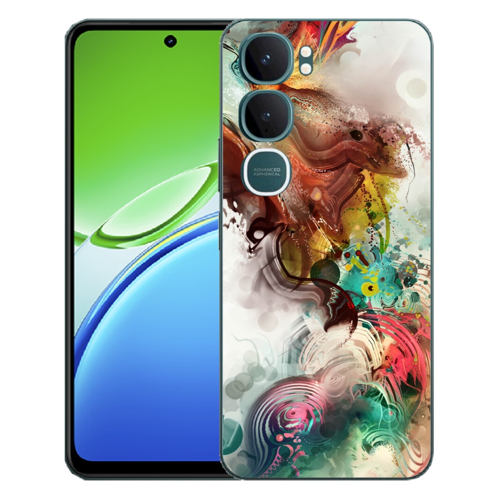 Gélový kryt mmCase na Vivo Y21d - abstrakt 1