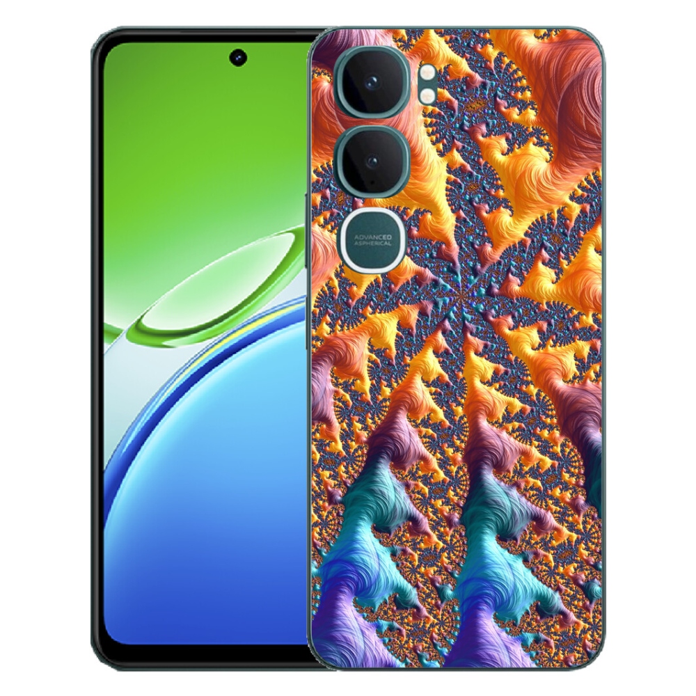Gélový kryt mmCase na Vivo Y21d - abstraktný motív 23