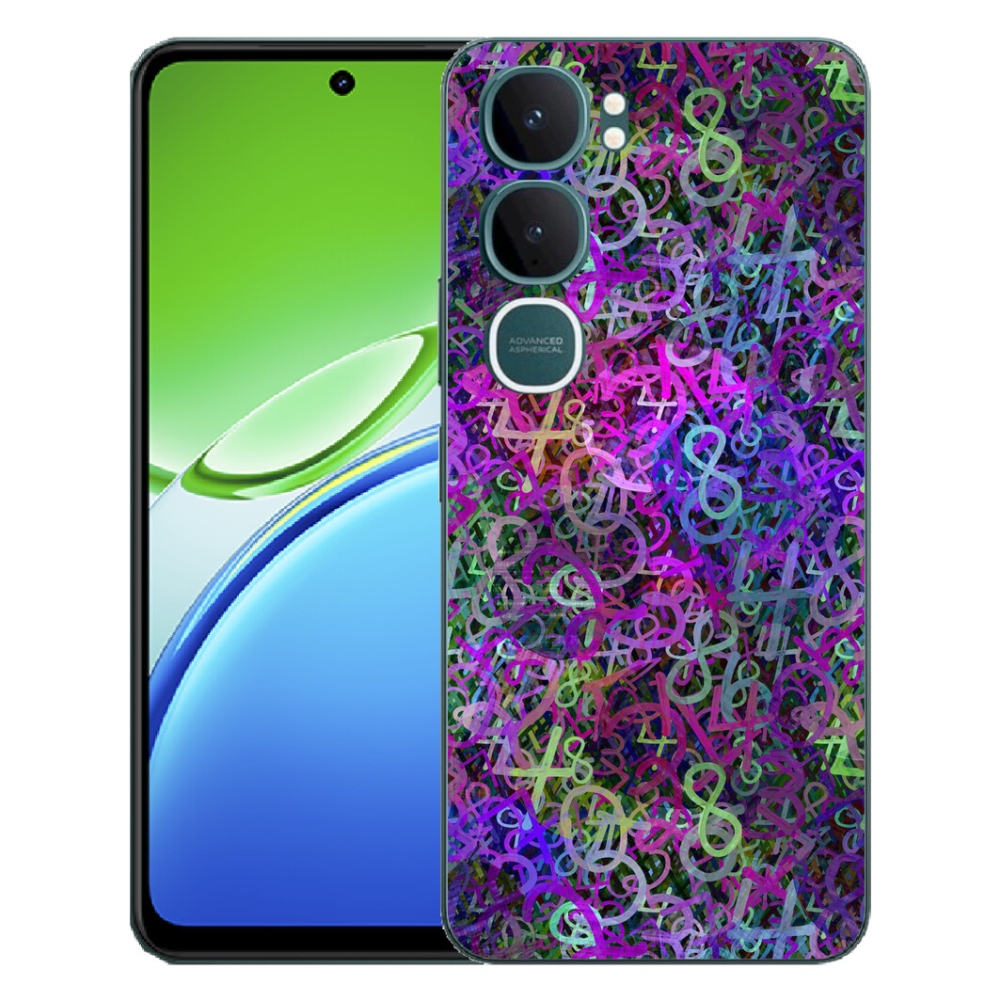 Gélový kryt mmCase na Vivo Y21d - abstraktný motív 25