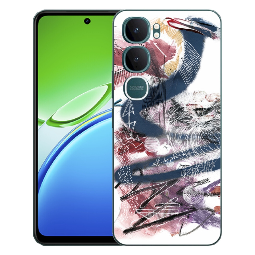 Gélový kryt mmCase na Vivo Y21d - abstraktný motív 28