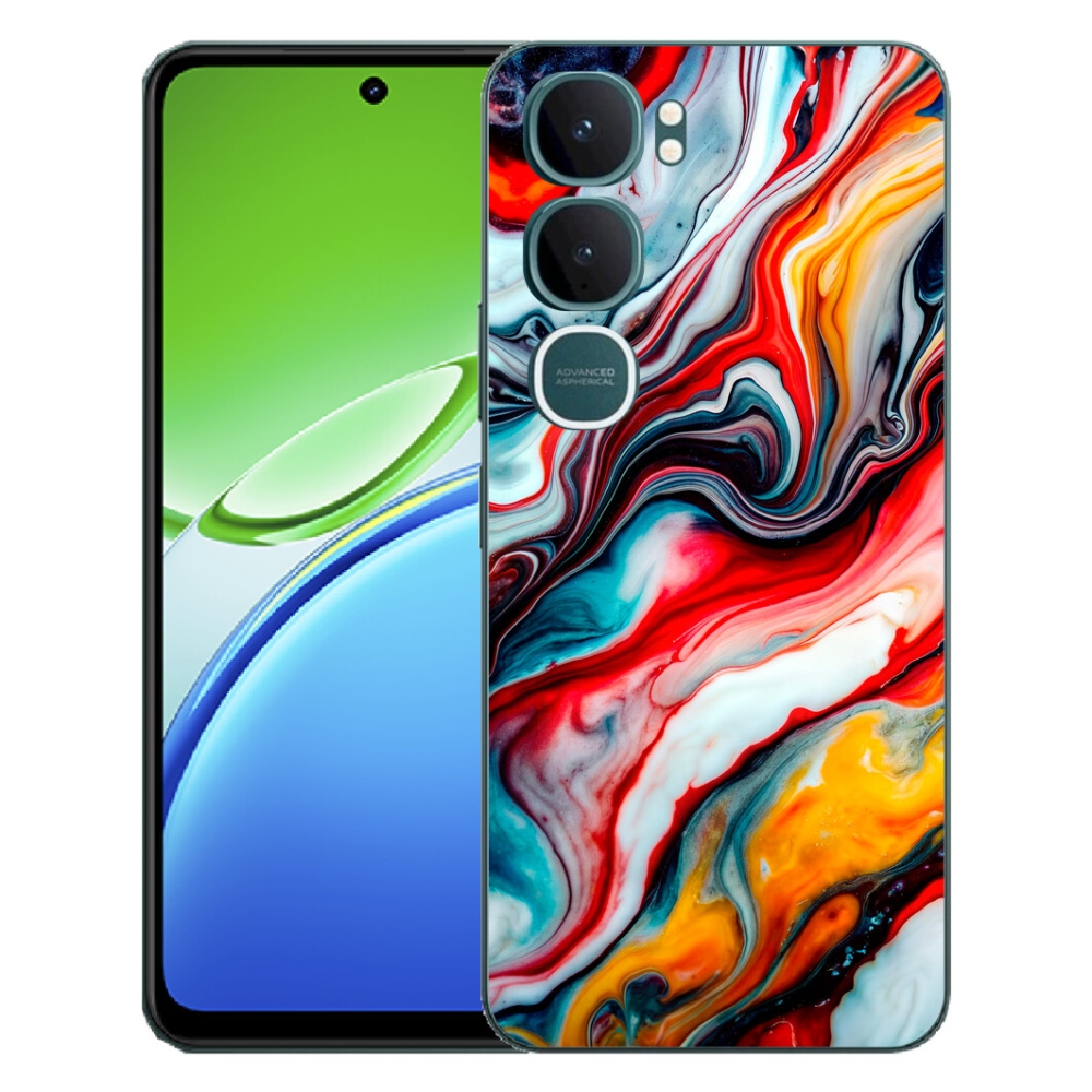 Gélový kryt mmCase na Vivo Y21d - abstraktný motív 35
