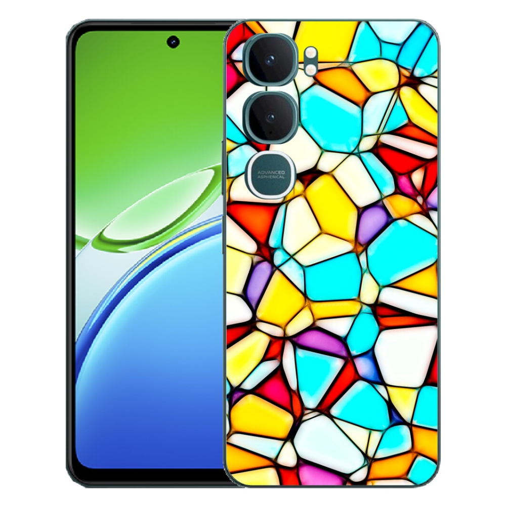 Gélový kryt mmCase na Vivo Y21d - abstraktný motív 40