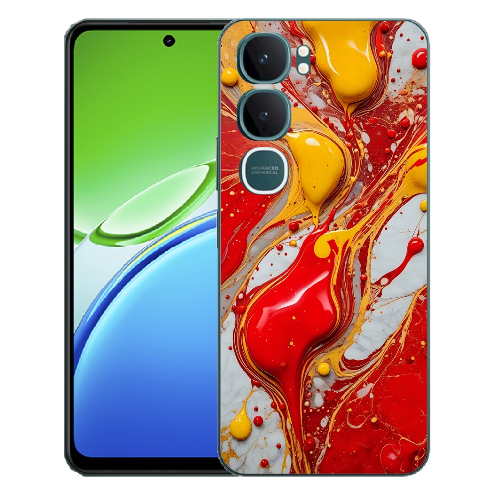 Gélový kryt mmCase na Vivo Y21d - abstraktný motív 42