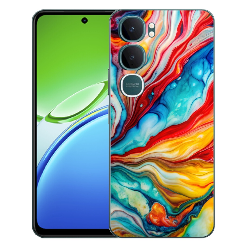 Gélový kryt mmCase na Vivo Y21d - abstraktný motív 58