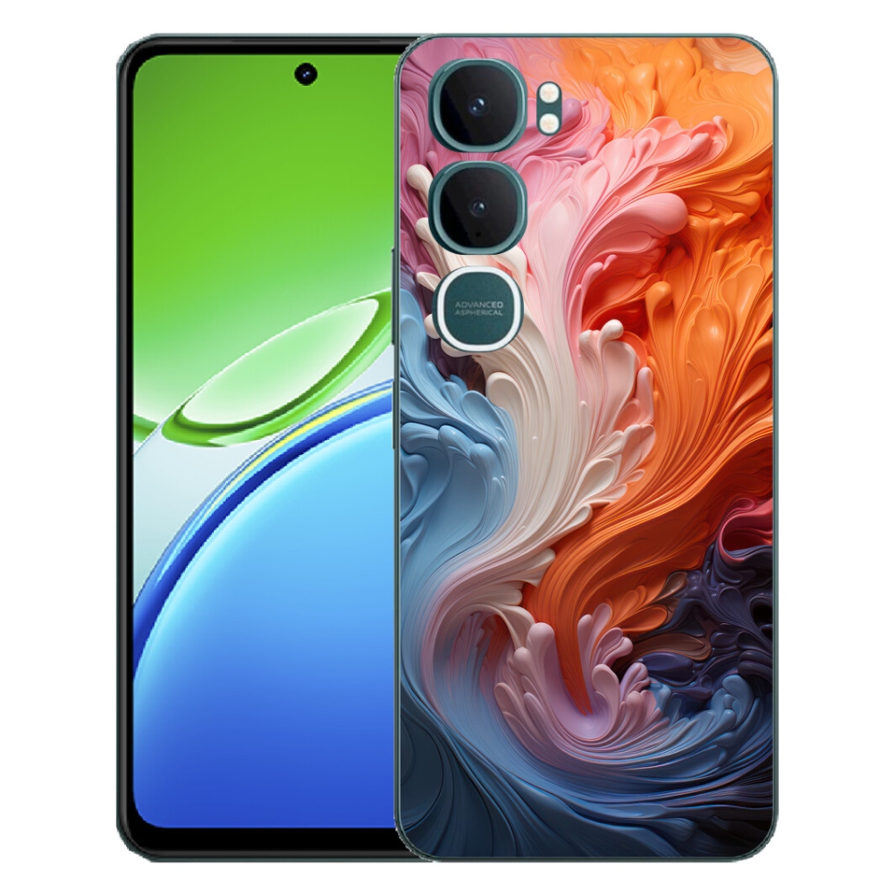 Gélový kryt mmCase na Vivo Y21d - abstraktný motív 8