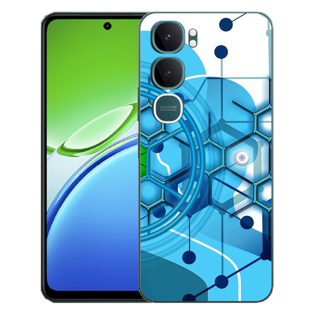 Gélový kryt mmCase na Vivo Y21d - abstraktný vzor 2