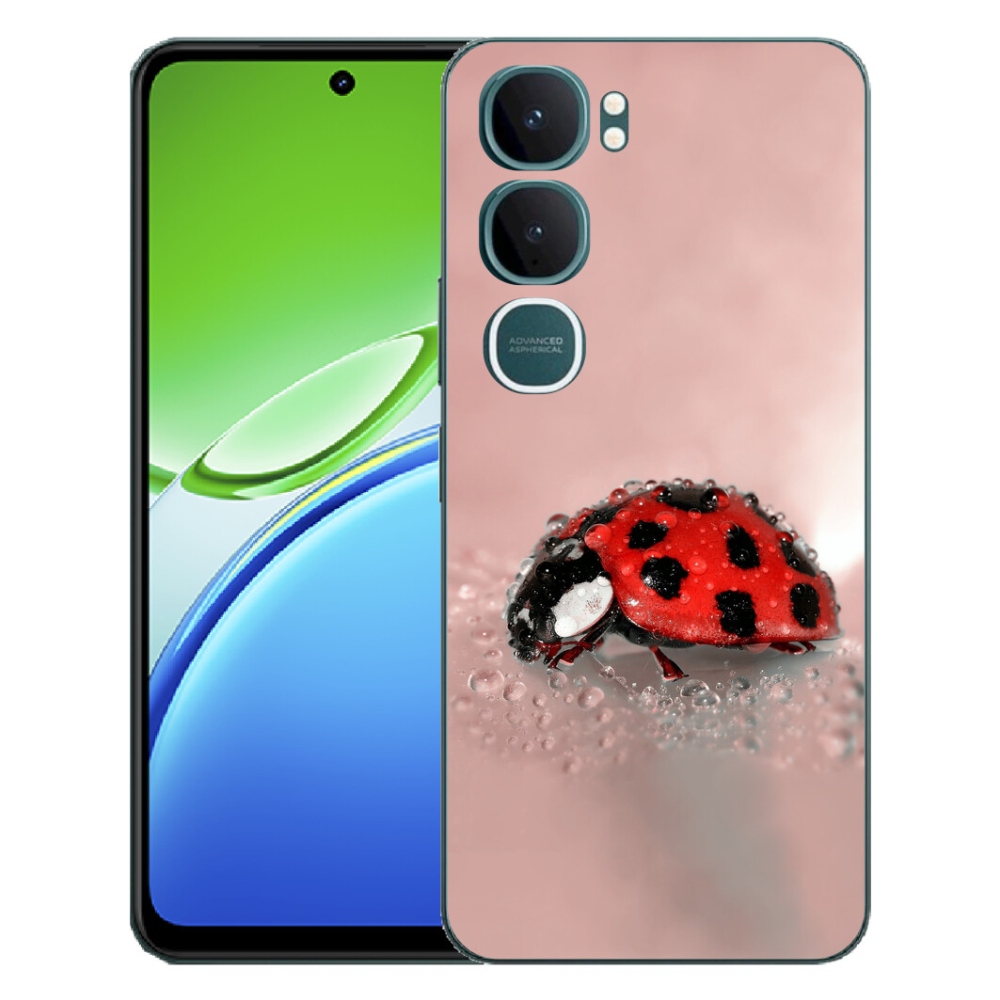 Gélový kryt mmCase na Vivo Y21d - lienka