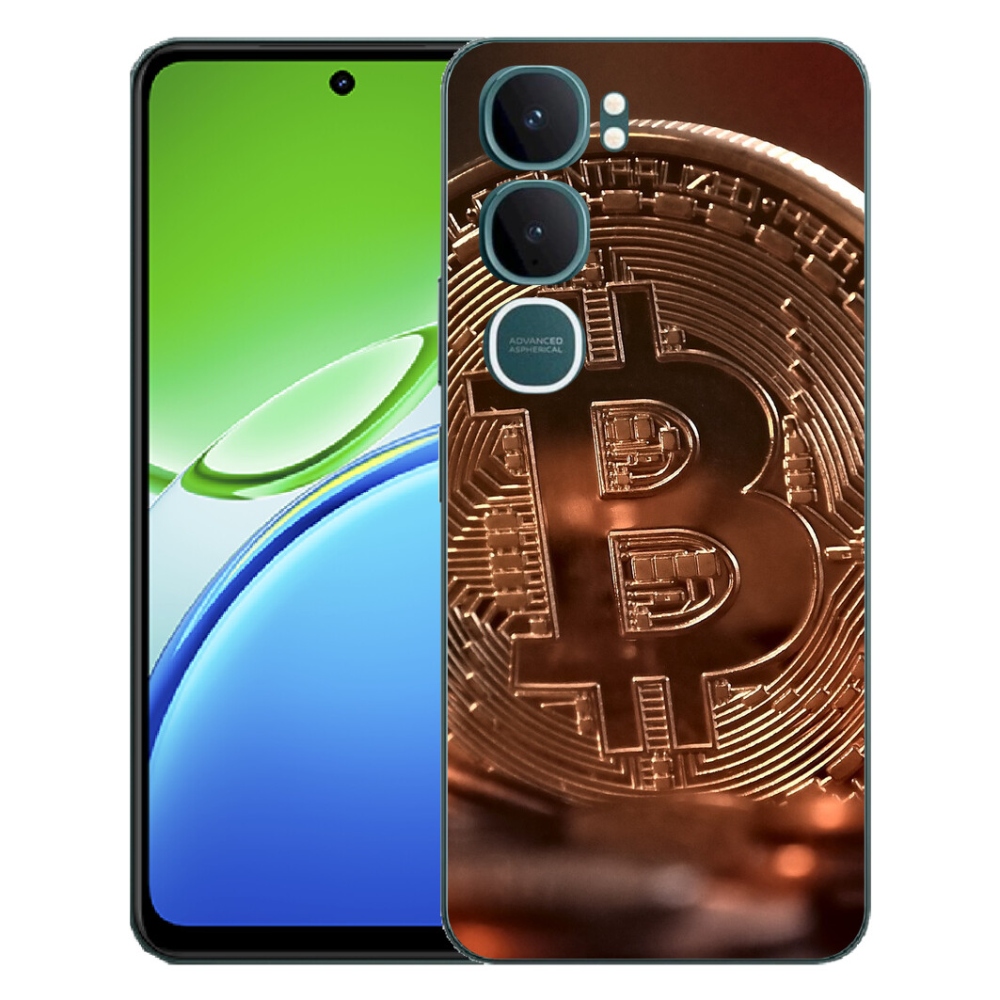 Gélový kryt mmCase na Vivo Y21d - bitcoin