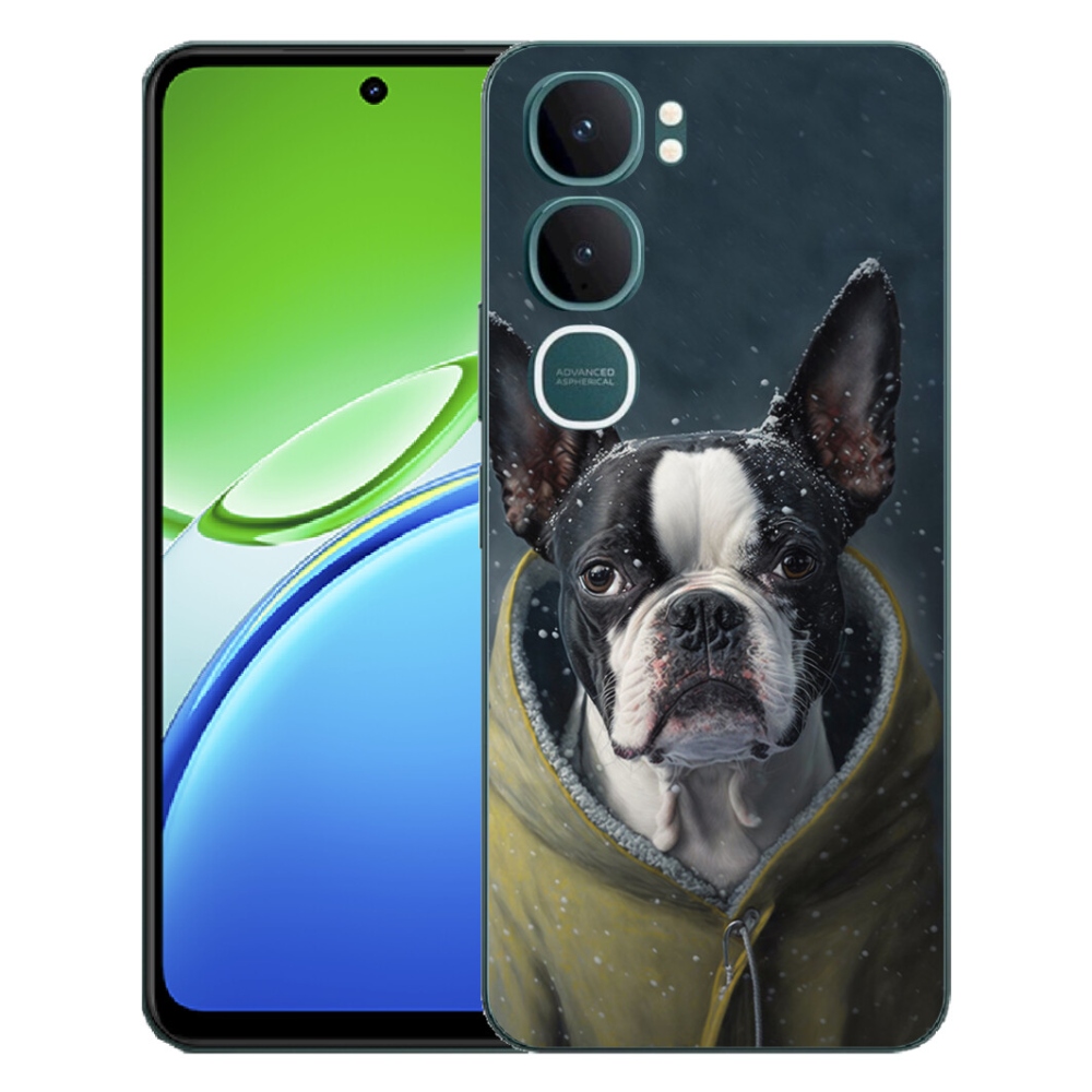 Gélový kryt mmCase na Vivo Y21d - buldoček