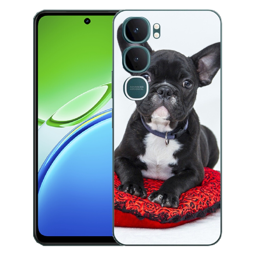 Gélový kryt mmCase na Vivo Y21d - buldog